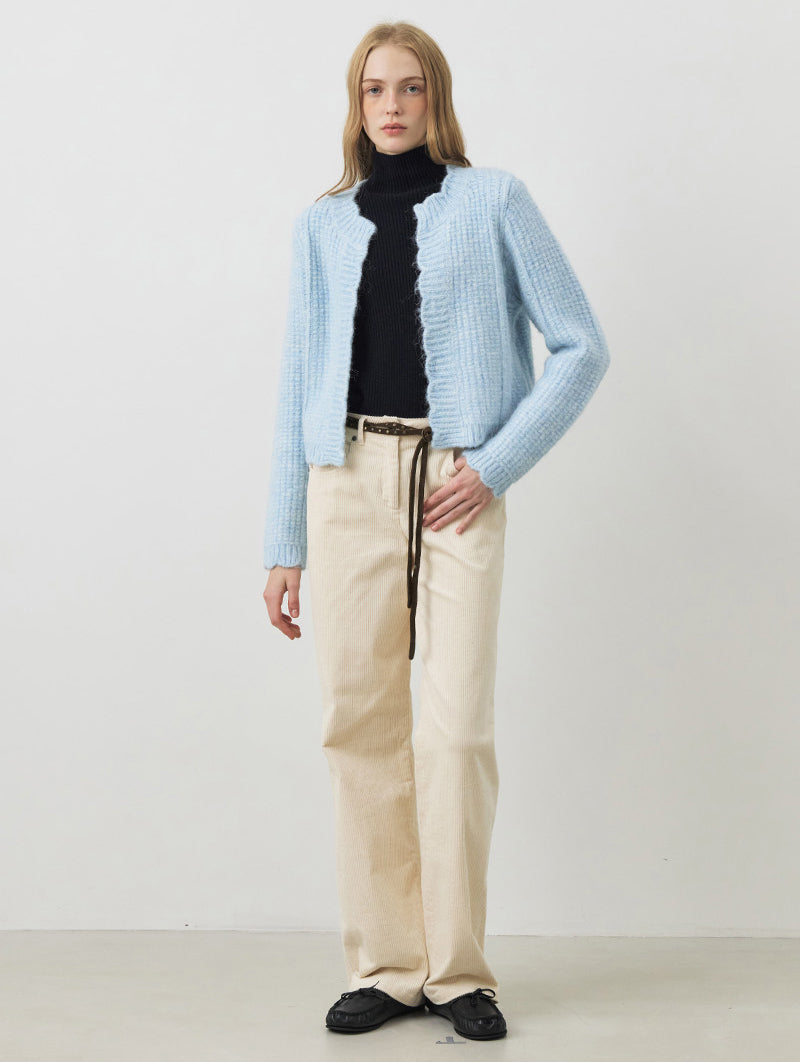 【WE ARE】韓國CITYBREEZE@ 圓領無扣針織外套CTH4CD10