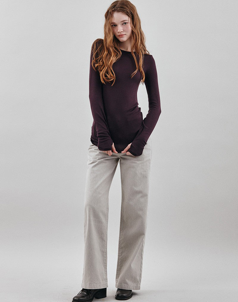 【WE ARE】韓國CITYBREEZE@ 針織29％羊毛長袖內搭 CTH4TS03