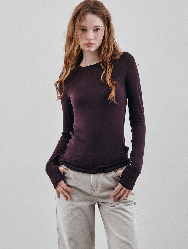 【WE ARE】韓國CITYBREEZE@ 針織29％羊毛長袖內搭 CTH4TS03