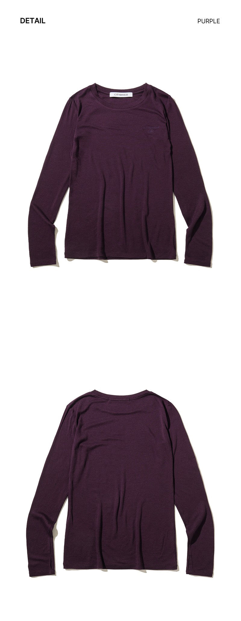 【WE ARE】韓國CITYBREEZE@ 針織29％羊毛長袖內搭 CTH4TS03