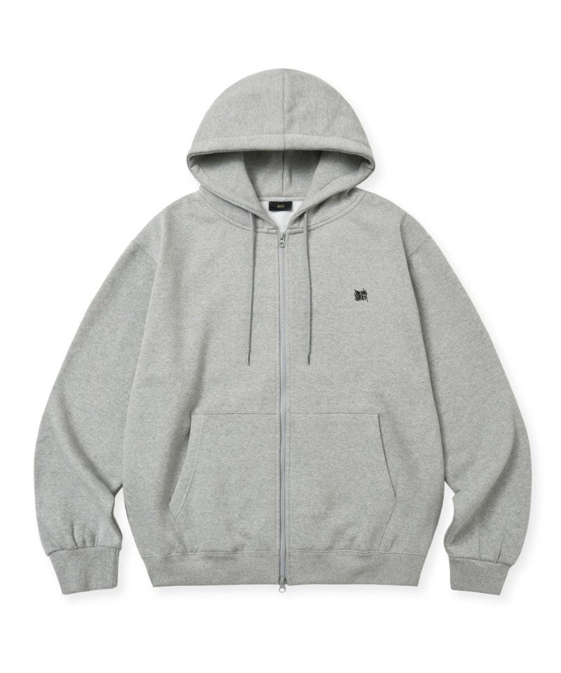 【WE ARE】韓國BROWNBREATH 膠印刷毛連帽外套BKWMHZB03