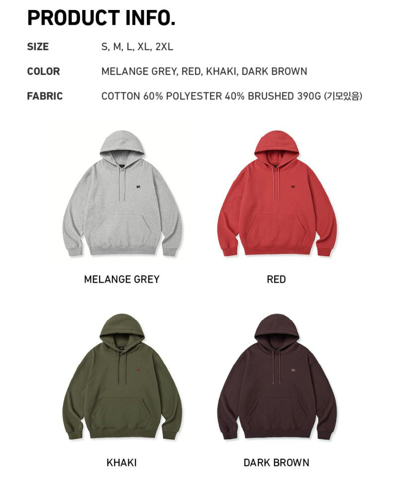 【WE ARE】韓國BROWNBREATH 男款背面膠印logo 刷毛帽ＴBKWMHDB01