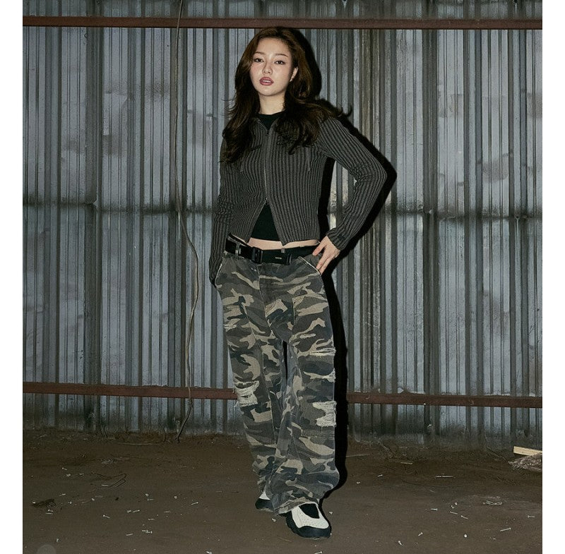 【WE ARE】韓國BROWNBREATH 迷彩休閒褲 BKFMPL006