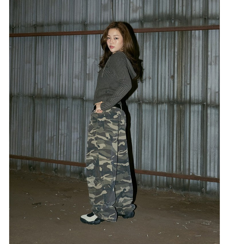 【WE ARE】韓國BROWNBREATH 迷彩休閒褲 BKFMPL006