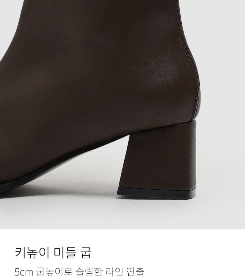 【WE ARE】韓國CHAAKAN粗跟長筒靴BLLTS4H849