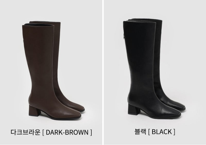 【WE ARE】韓國CHAAKAN粗跟長筒靴BLLTS4H849