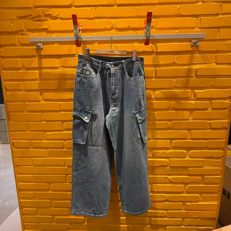 【WE ARE】韓國KODAK柯達 工裝牛仔褲K6123LPT21