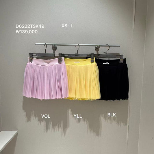 【WE ARE】韓國Diadora休閒百褶裙D6222TSK49