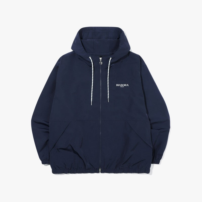 【WE ARE】韓國Diadora休閒連帽拉鏈外套D6123LWT13