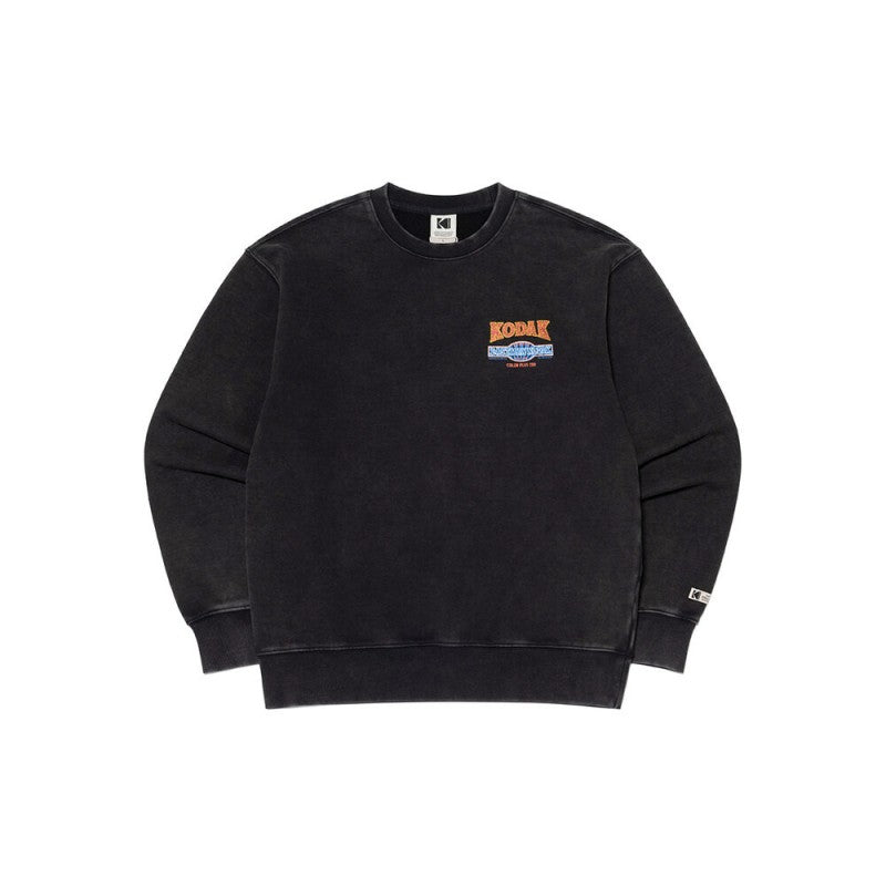 中性款【WE ARE】韓國KODAK柯達布標刷舊大學T K6123LFSO1