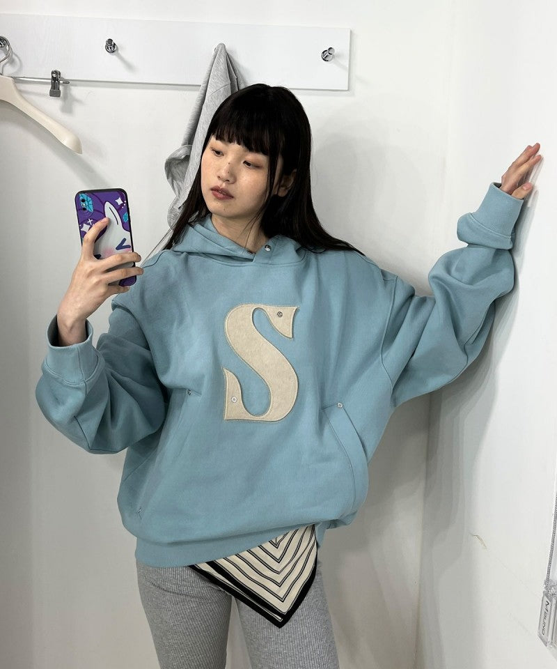 Satur折扣款【WE ARE】韓國Satur 大標口袋帽T SA251UTH05