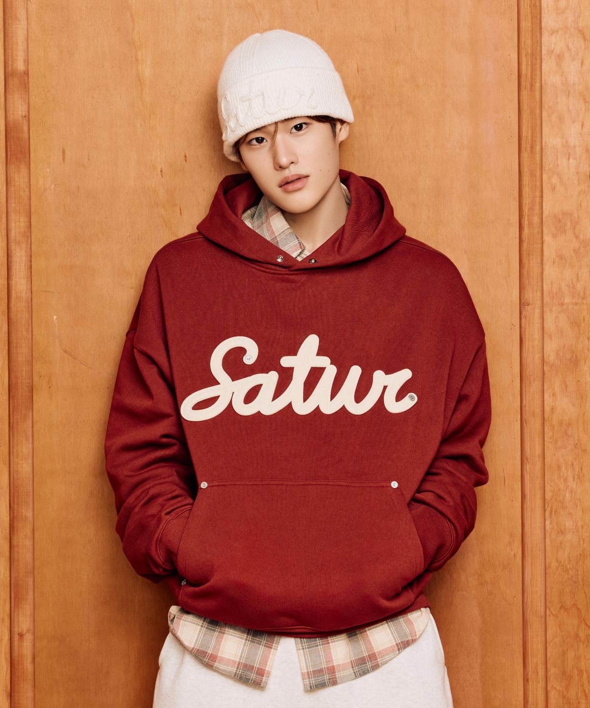 男女同款【WE ARE】韓國Satur鉚釘連帽大學T SA243UTH09/SA251UTH03/SA253UTH03