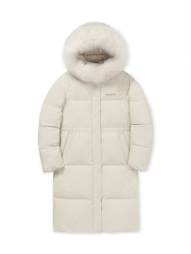 女款【WE ARE】韓國Discovery長款連帽羽絨服外套DWDJ9A056