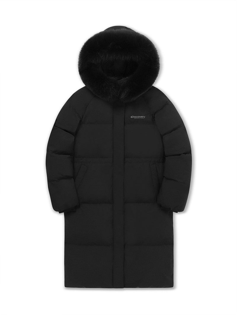 女款【WE ARE】韓國Discovery長款連帽羽絨服外套DWDJ9A056