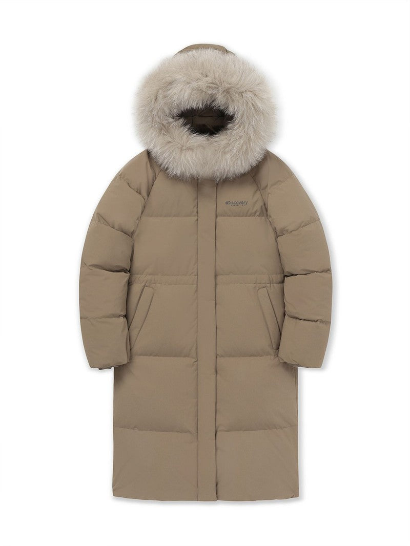 女款【WE ARE】韓國Discovery長款連帽羽絨服外套DWDJ9A056