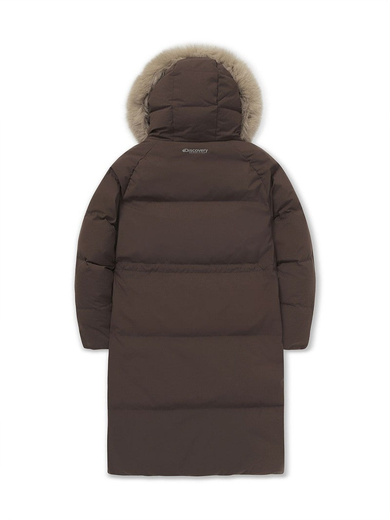 女款【WE ARE】韓國Discovery長款連帽羽絨服外套DWDJ9A056