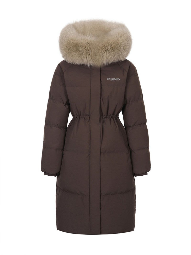 女款【WE ARE】韓國Discovery長款連帽羽絨服外套DWDJ9A056