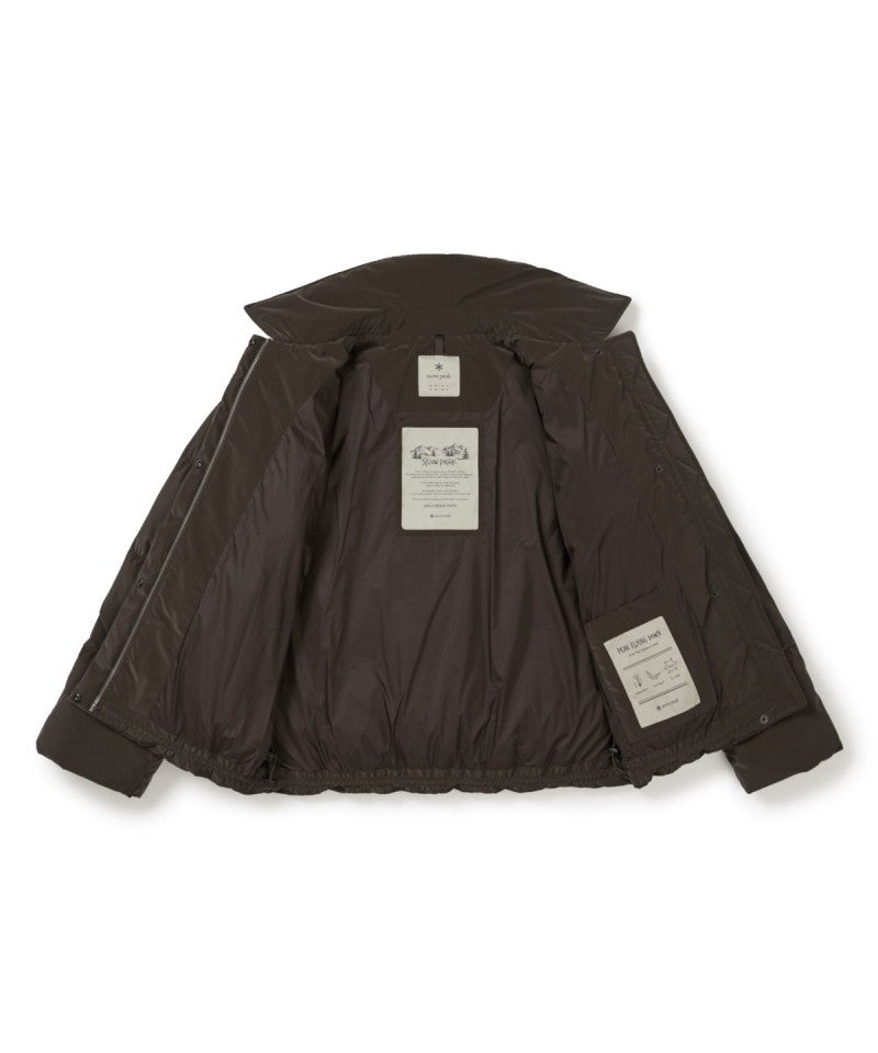 女款【WE ARE】韓國snow peak雪峰 翻領光澤感輕羽絨外套S25WWTDJ27