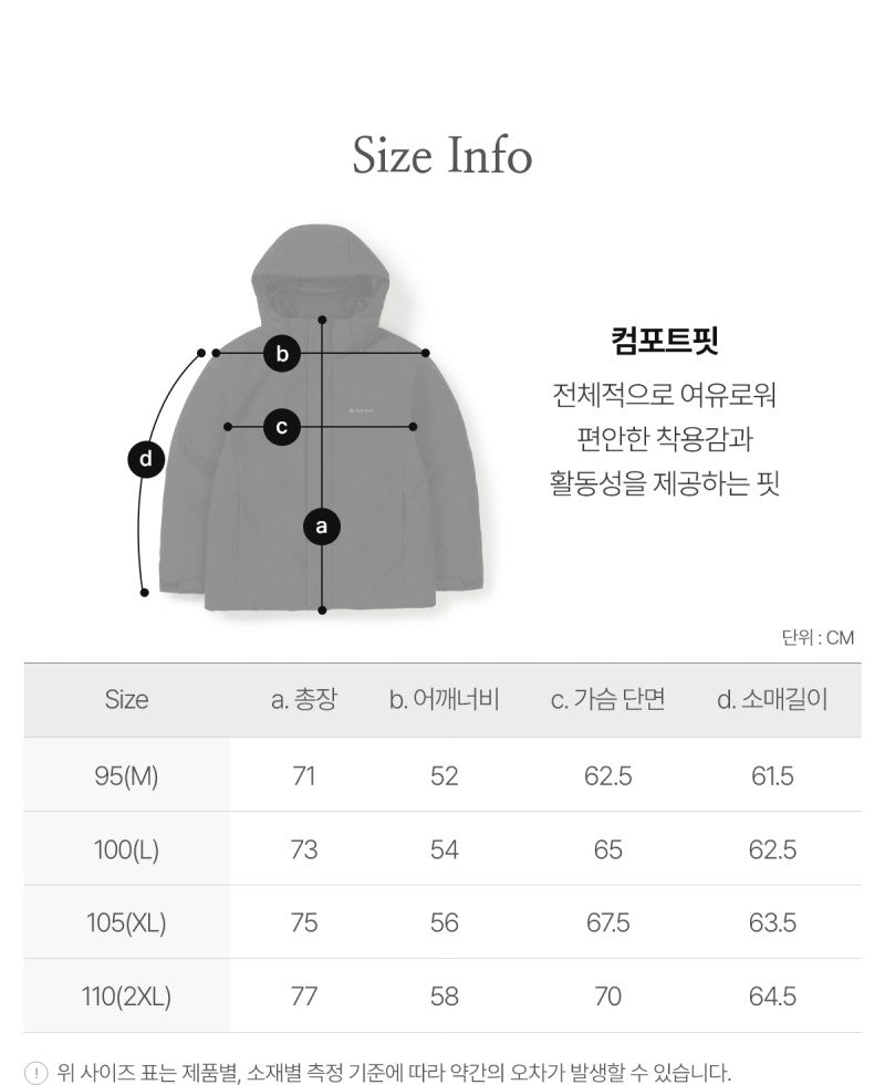 男款【WE ARE】韓國snow peak雪峰連帽羽絨服外套S25WMTDJ30