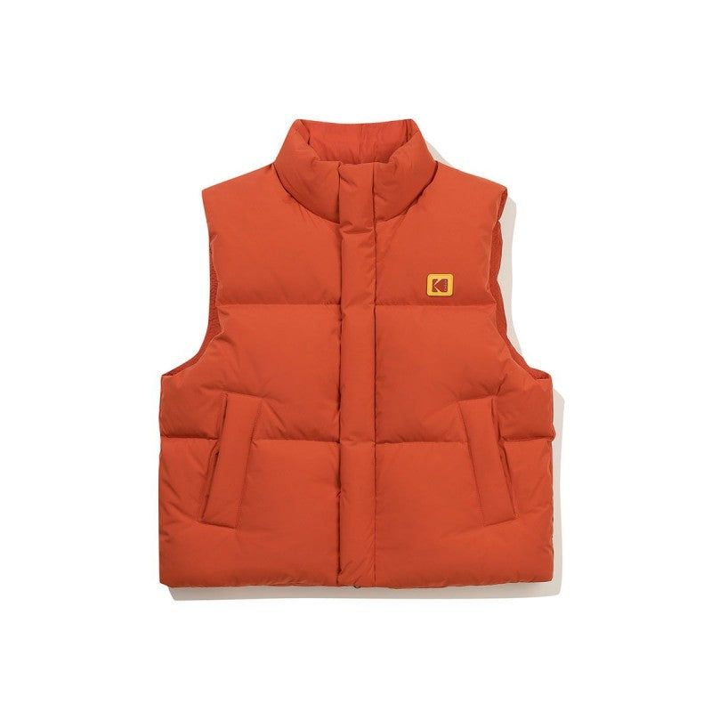 【WE ARE】韓國KODAK柯達 鴨絨立領羽絨背心 K5423EDV97