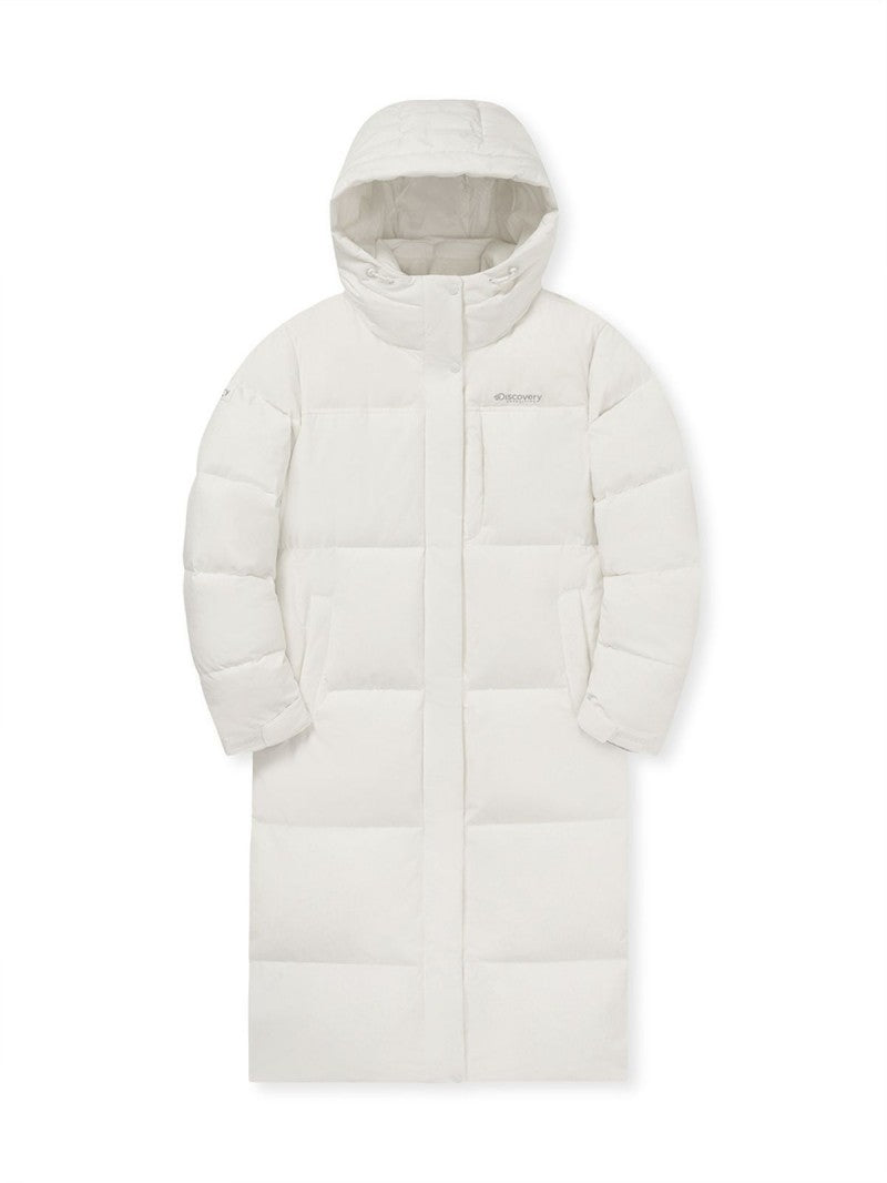 【WE ARE】韓國Discovery長款連帽羽絨服外套DWDJ8F056