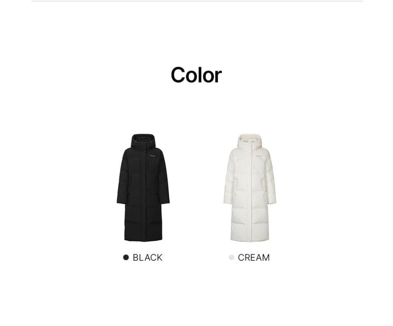 【WE ARE】韓國Discovery長款連帽羽絨服外套DWDJ8F056