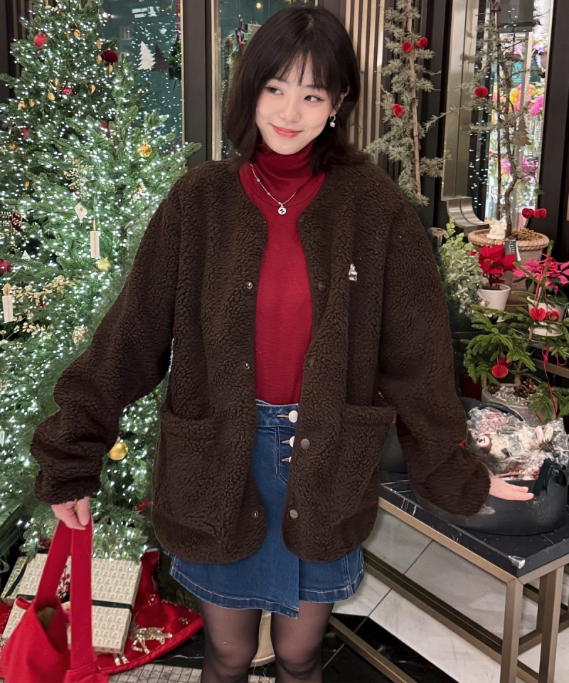 中性版【WE ARE】韓國JEEP 羊羔毛外套JR5TZU193