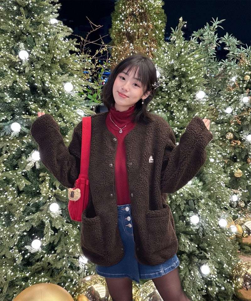 中性版【WE ARE】韓國JEEP 羊羔毛外套JR5TZU193