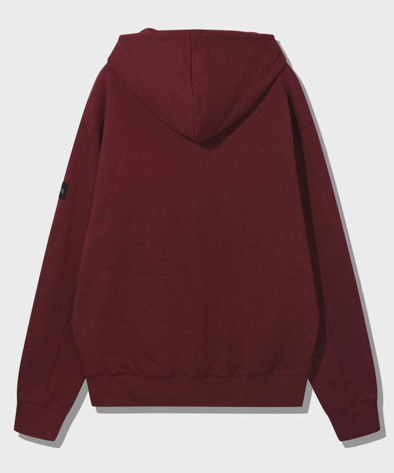 中性版【WE ARE】韓國JEEP臂章logo雙拉鏈連帽外套 JR5TZU051