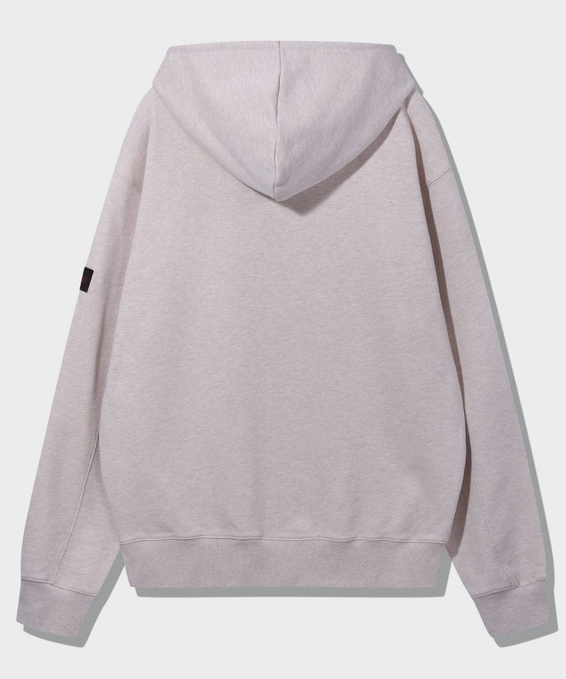 中性版【WE ARE】韓國JEEP臂章logo雙拉鏈連帽外套 JR5TZU051