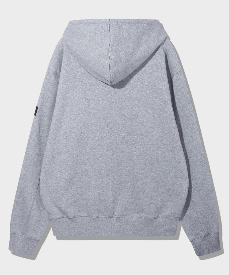 中性版【WE ARE】韓國JEEP臂章logo雙拉鏈連帽外套 JR5TZU051