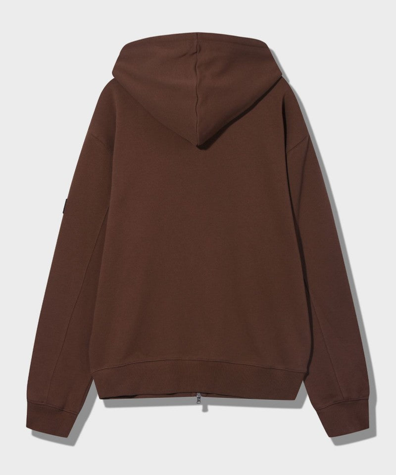 中性版【WE ARE】韓國JEEP臂章logo雙拉鏈連帽外套 JR5TZU051