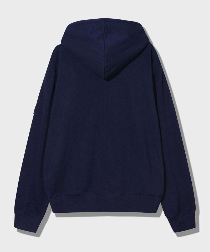 中性版【WE ARE】韓國JEEP臂章logo雙拉鏈連帽外套 JR5TZU051