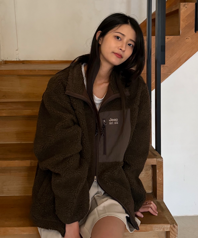 【WE ARE】韓國JEEP毛絨外套JR5TZU195