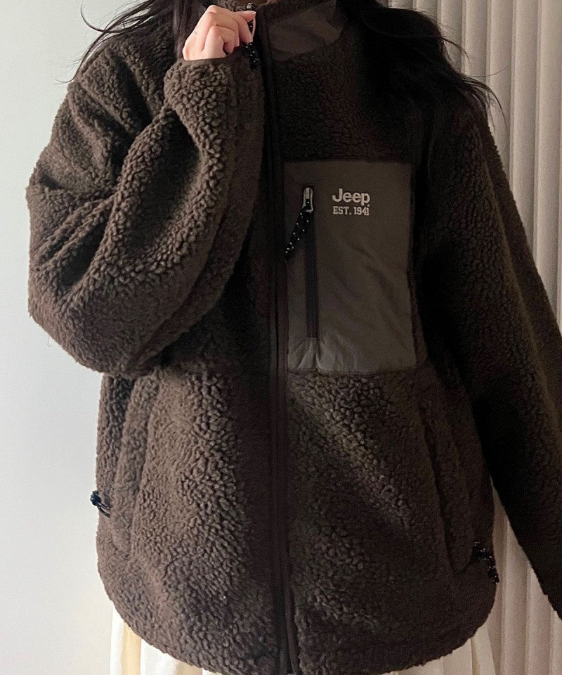 【WE ARE】韓國JEEP毛絨外套JR5TZU195