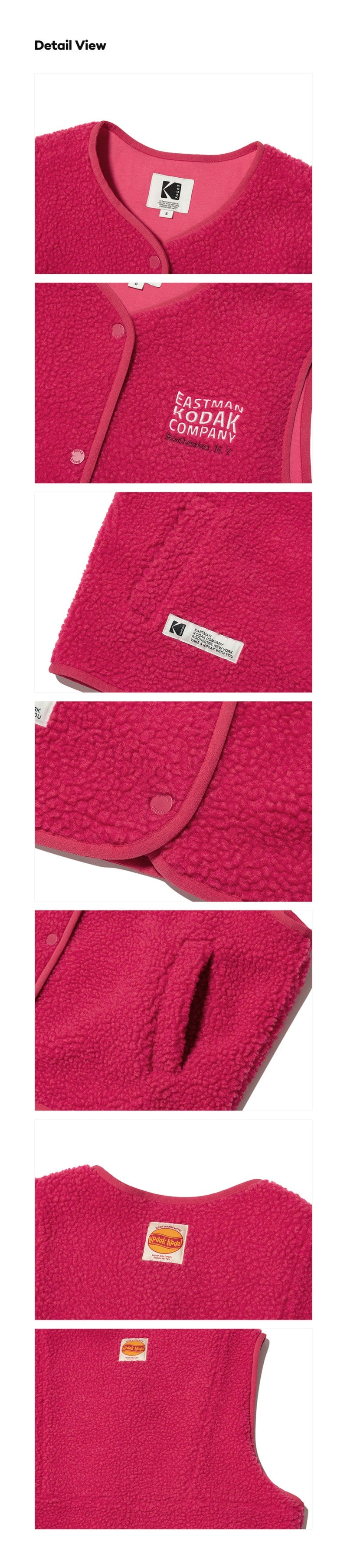 【WE ARE】韓國KODAK柯達羊羔毛馬甲背心K6122LFV11