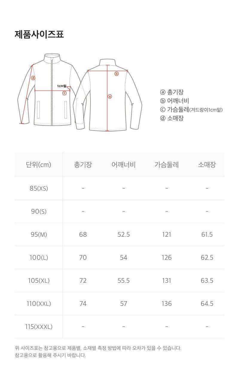 【WE ARE】韓國國家地理休閒外套N254UPD110