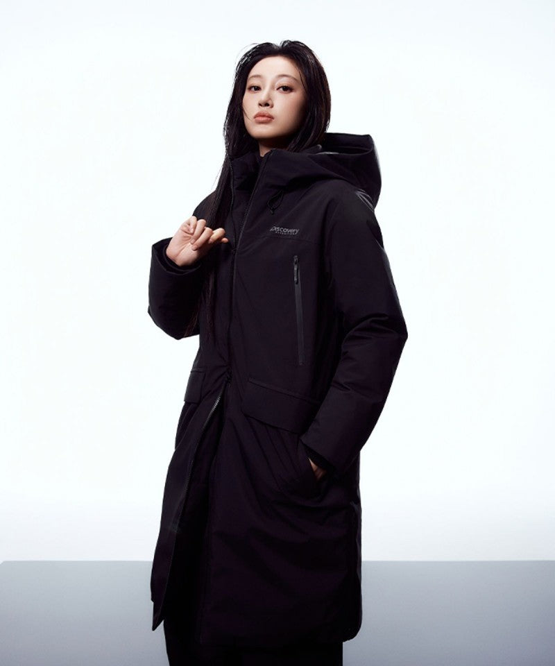*Dis折扣款*女款【WE ARE】韓國Discovery Bertex長版鵝絨風衣外套DWDJ7V056