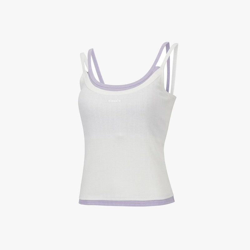 【WE ARE】韓國Diadora 假兩件bratop D6222LSL14