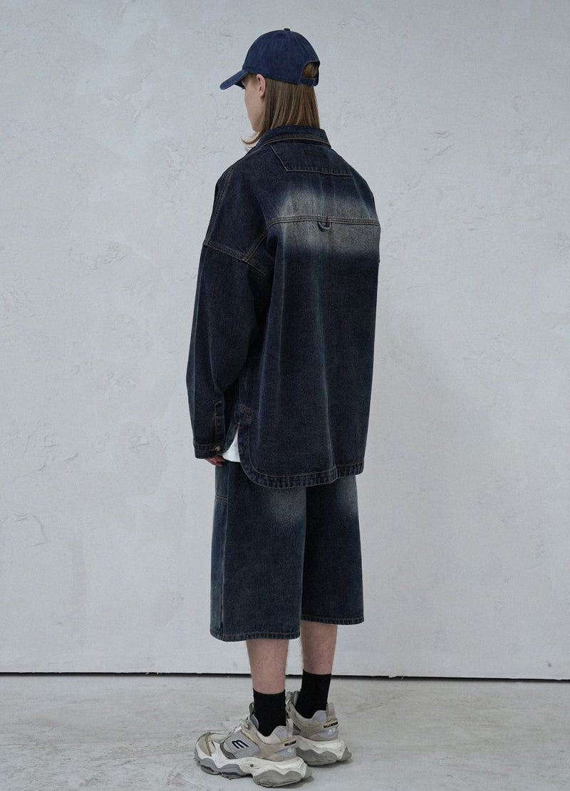 【WE ARE】韓國AVANDRESS牛仔長袖襯衫AV43SH05