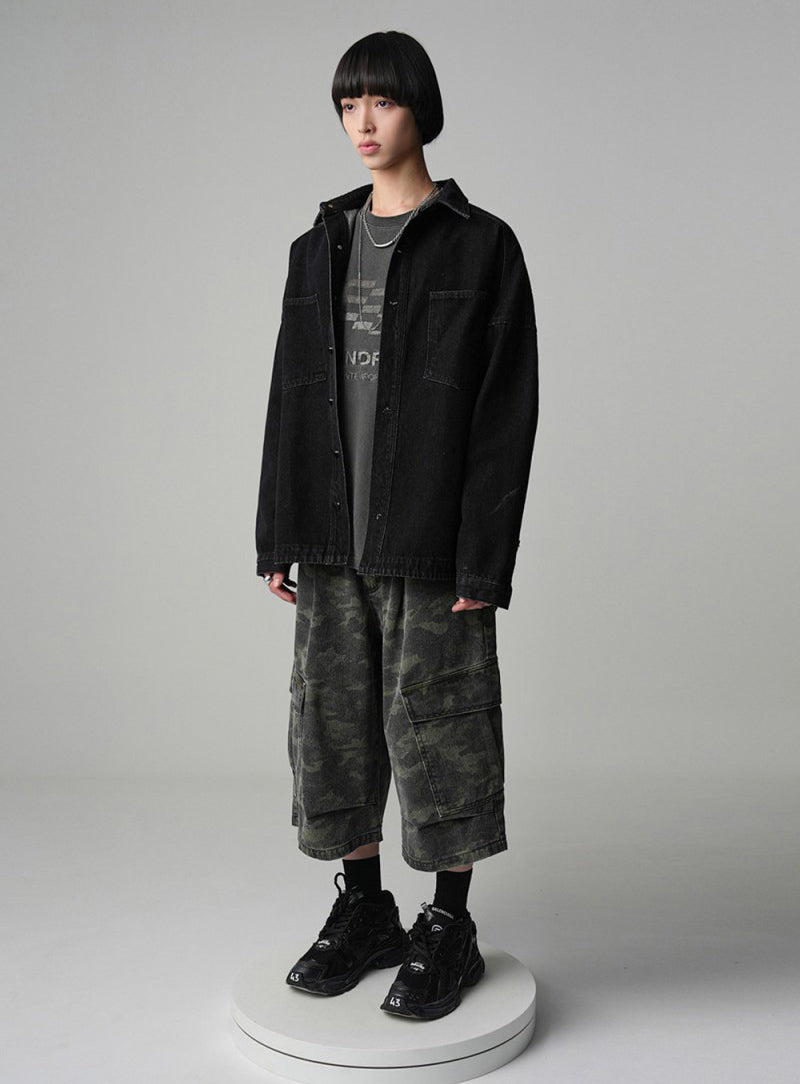 【WE ARE】韓國AVANDRESS牛仔長袖襯衫AV43SH05