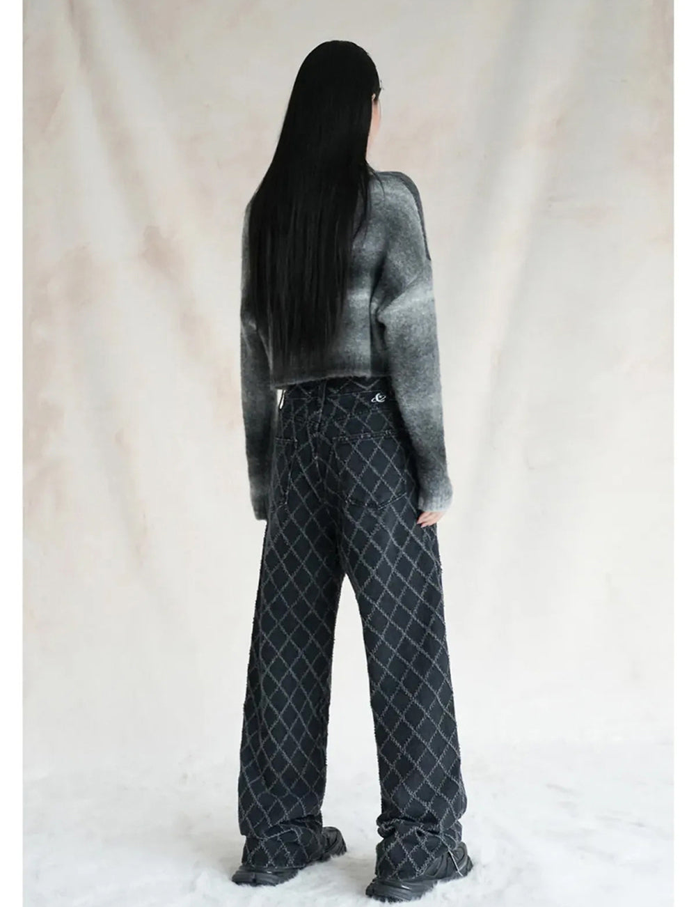 【WE ARE】韓國AVANDRESS毛衣Wool Gradation Crop Knit