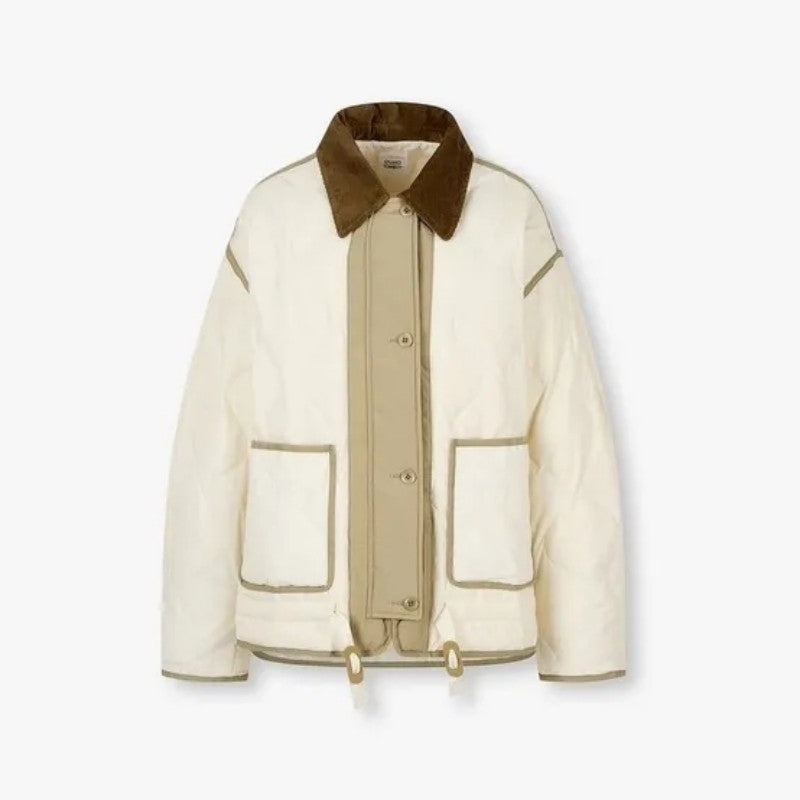 【WE ARE】韓國Studio Tomboy異材質接拼鴨絨外套 9105414102