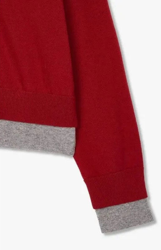 【WE ARE】韓國Studio Tomboy 假兩件47%羊毛針織衫 9105451106