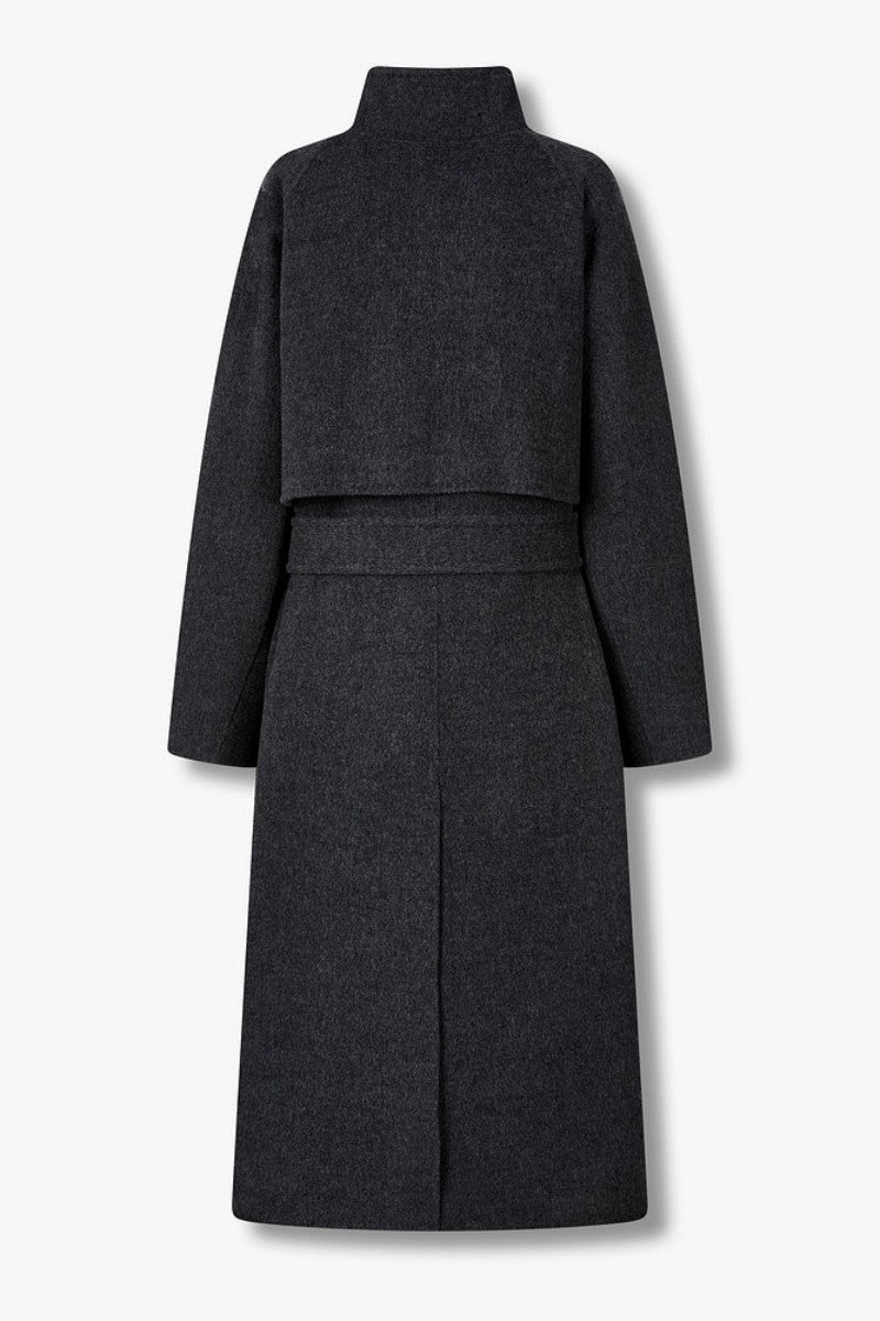 【WE ARE】韓國Studio Tomboy小立領78%羊毛長版大衣 9105411221