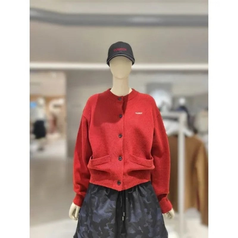 【WE ARE】韓國Studio Tomboy 46%羊毛圓領針織外套9106151101