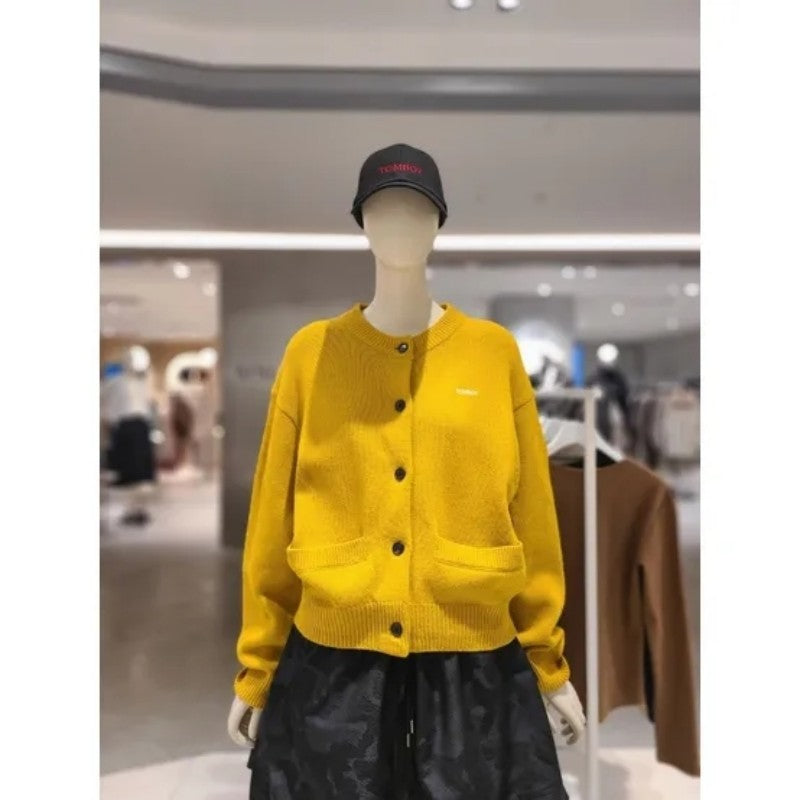 【WE ARE】韓國Studio Tomboy 46%羊毛圓領針織外套9106151101