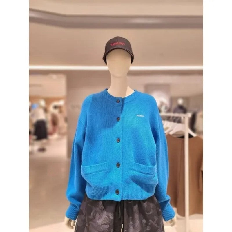 【WE ARE】韓國Studio Tomboy 46%羊毛圓領針織外套9106151101