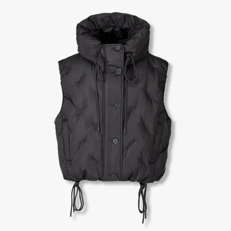 【WE ARE】韓國Studio Tomboy連帽鴨絨菱紋背心 9105414116