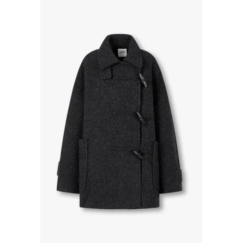 【WE ARE】韓國Studio Tomboy 中長款牛角釦大衣 9105411177